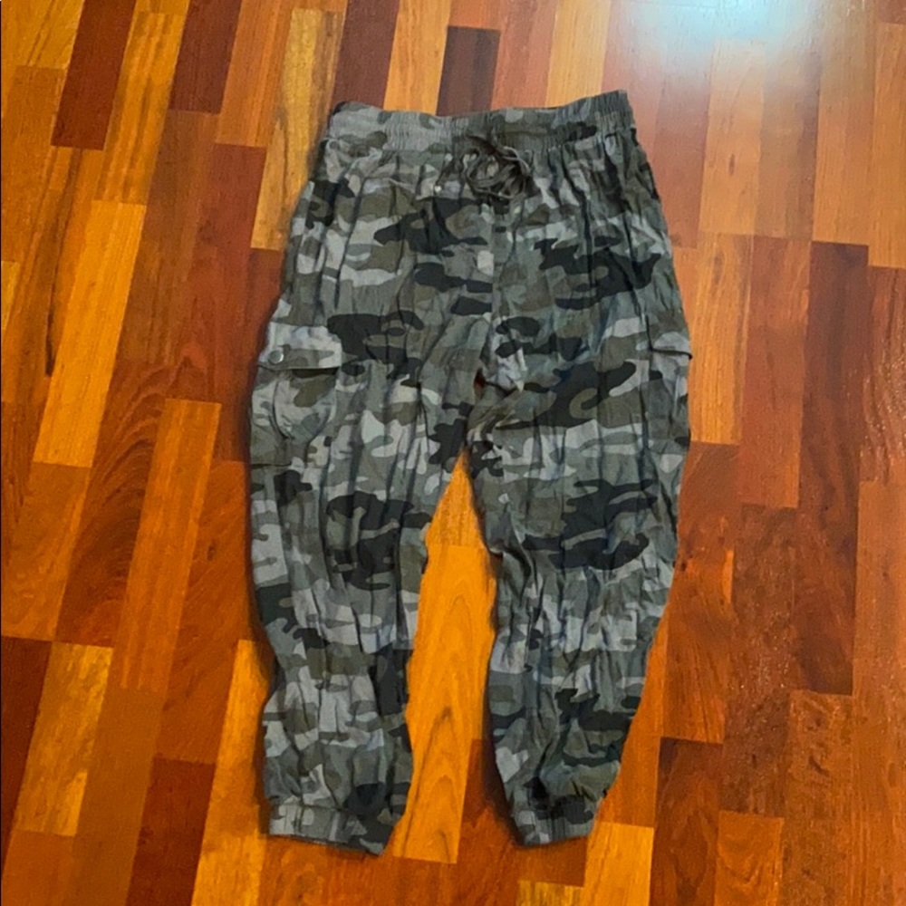 Love, fire Camo Cargo Joggers